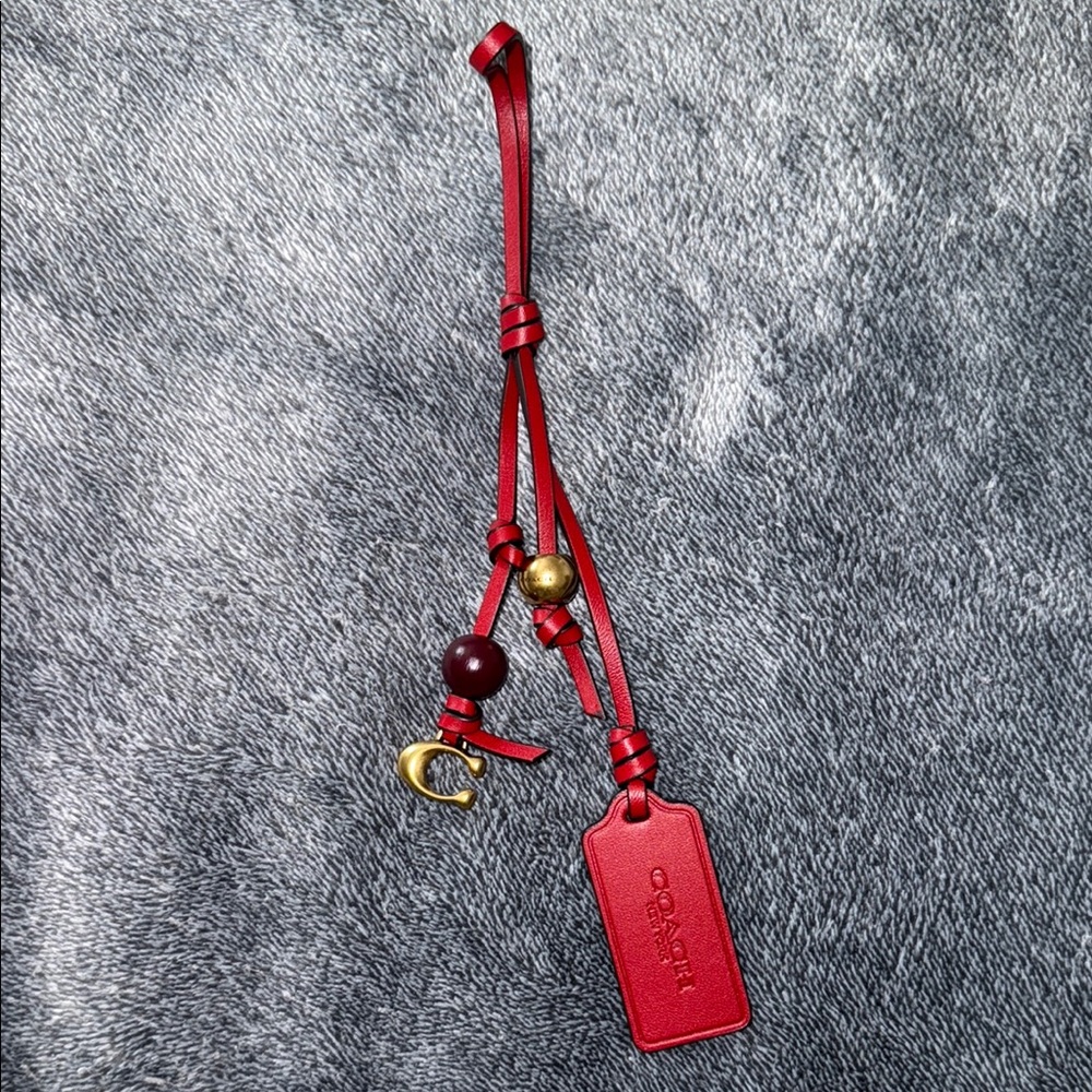EUC Coach Heritage Bag Charm